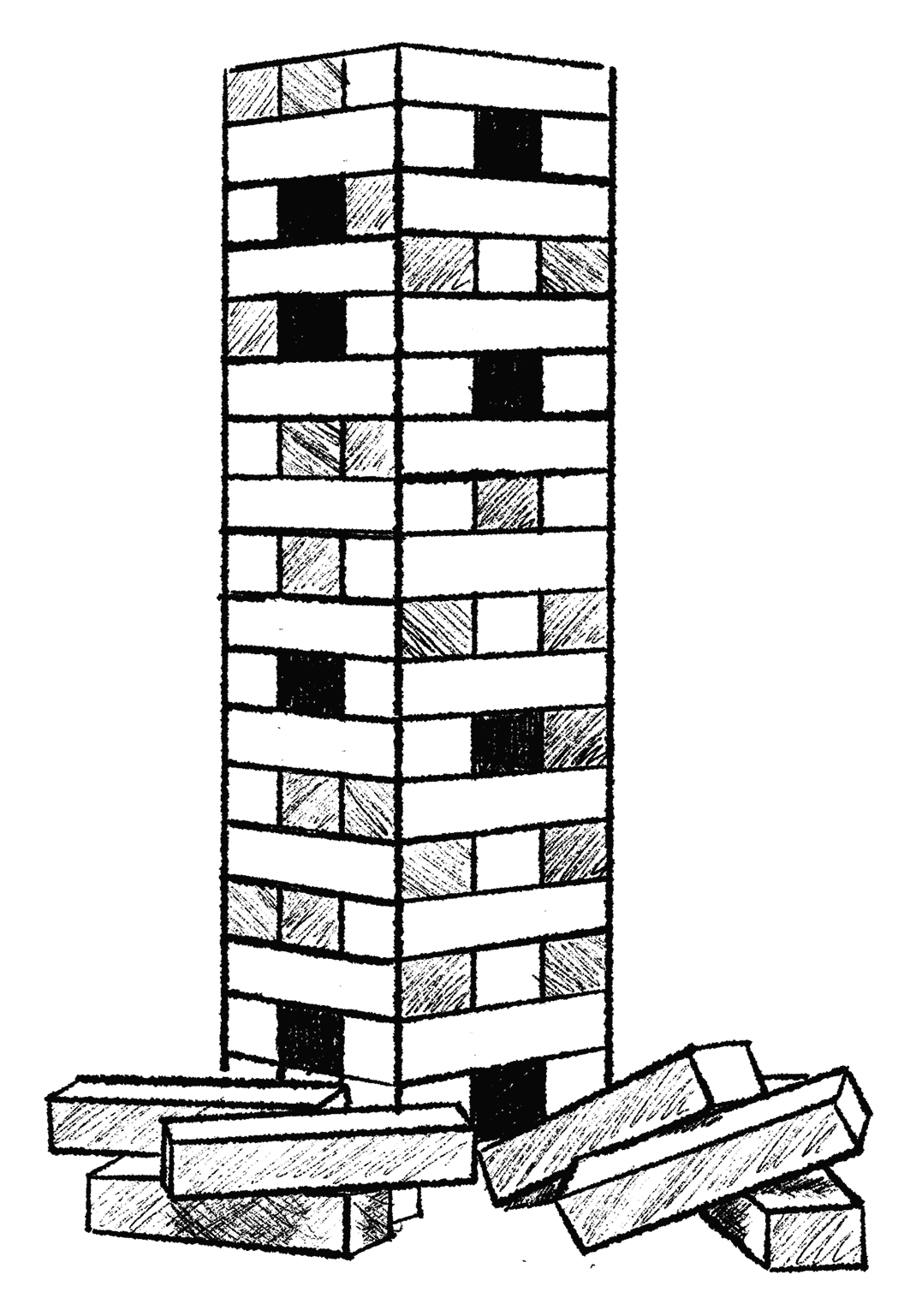 Illustration of a djanga tower