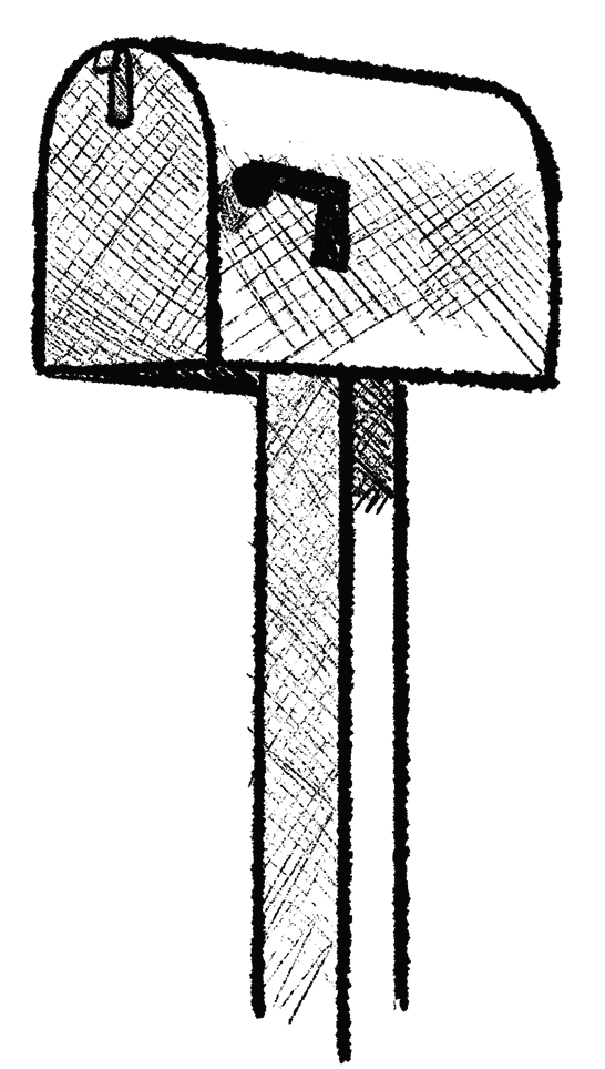 Illustration of a mailbox